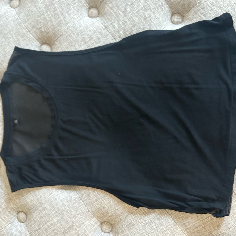 XS BLACK WORKOUT TOP
